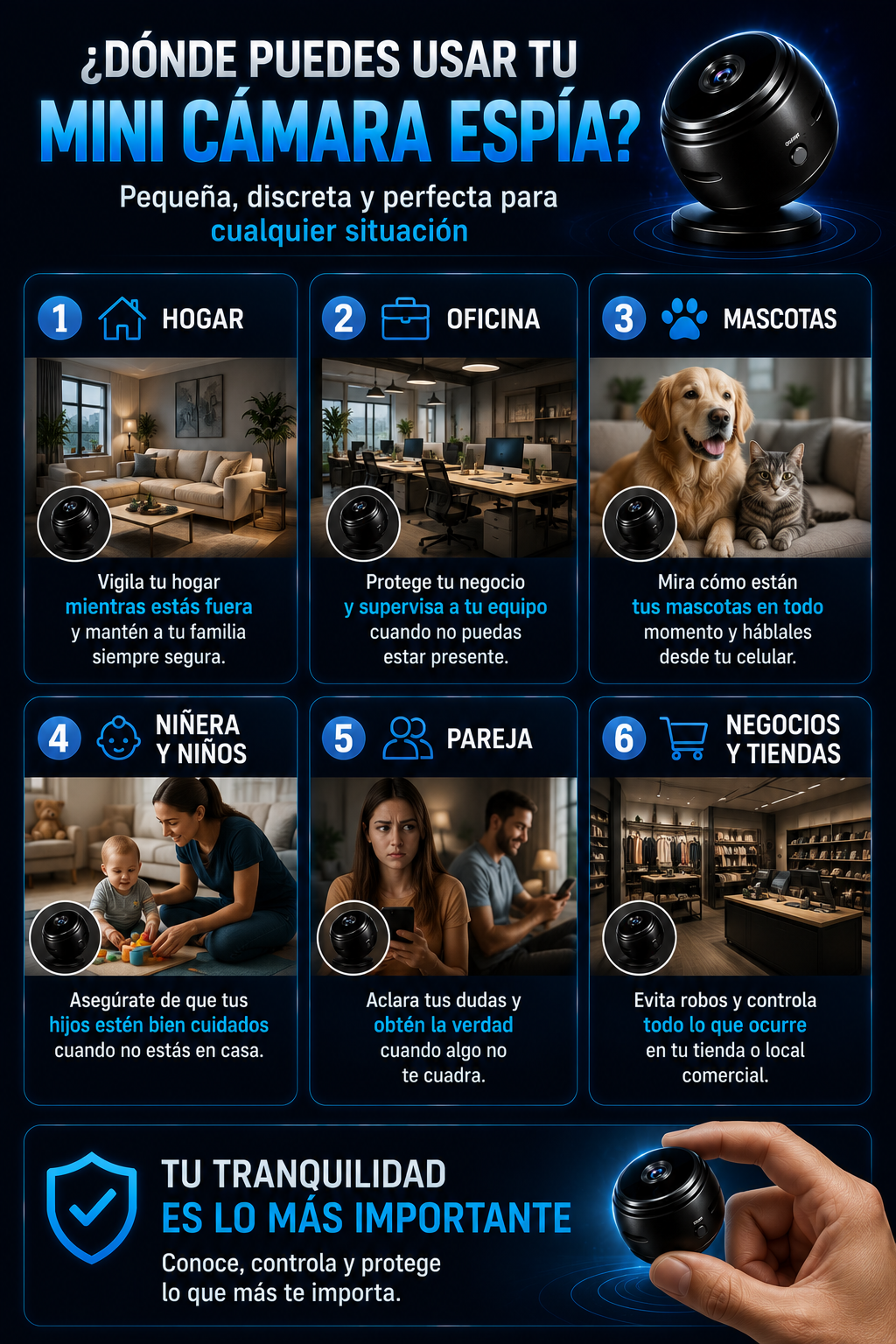 PROMO 2X1 mini camara espia GhostCam