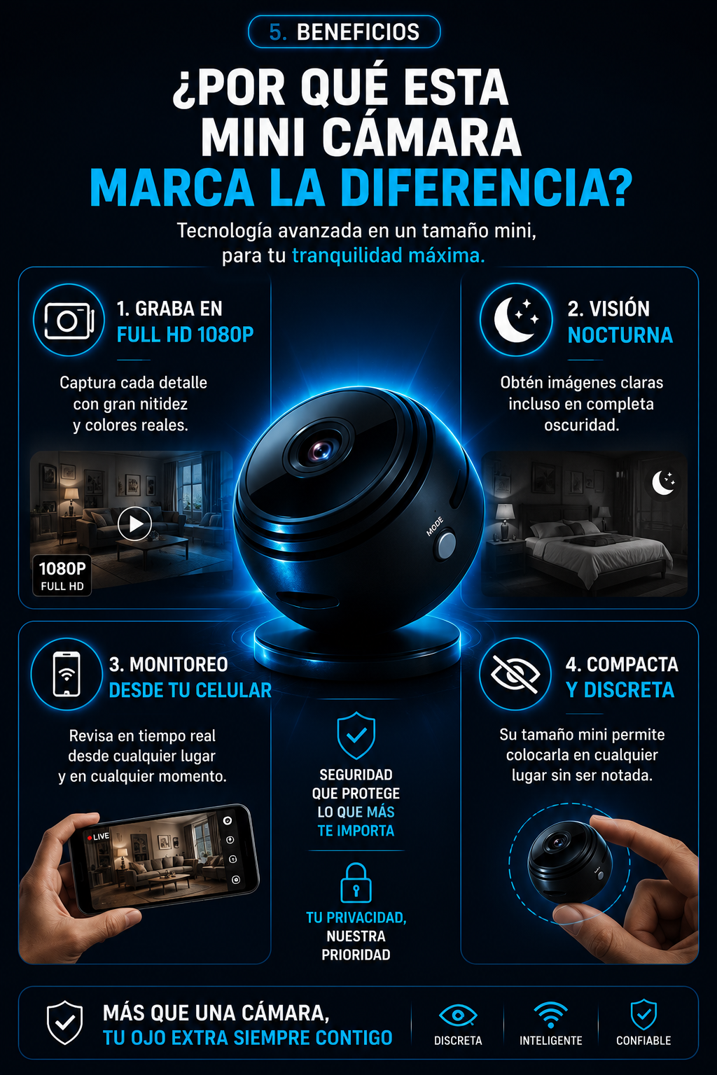 PROMO 2X1 mini camara espia GhostCam